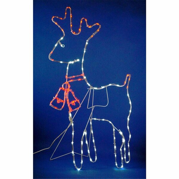 Sienna 35 in. Celebrations LED Standing Reindeer Yard Decor 9071032